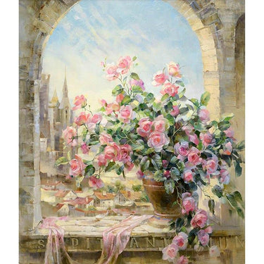 Lucky Flower Diamond Painting Kit - DIY